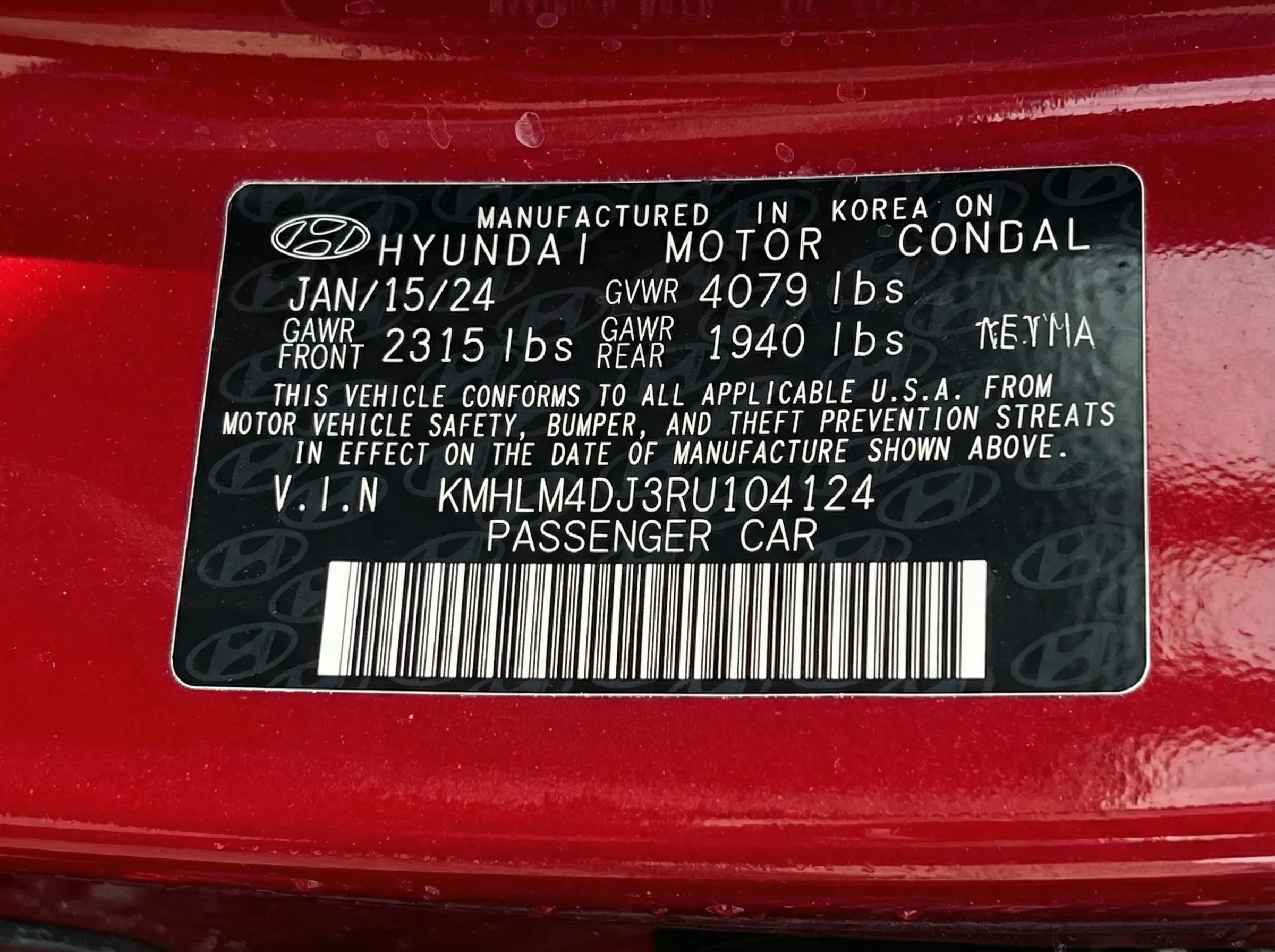 2024 Hyundai Elantra Hybrid Blue — thumbnail 20