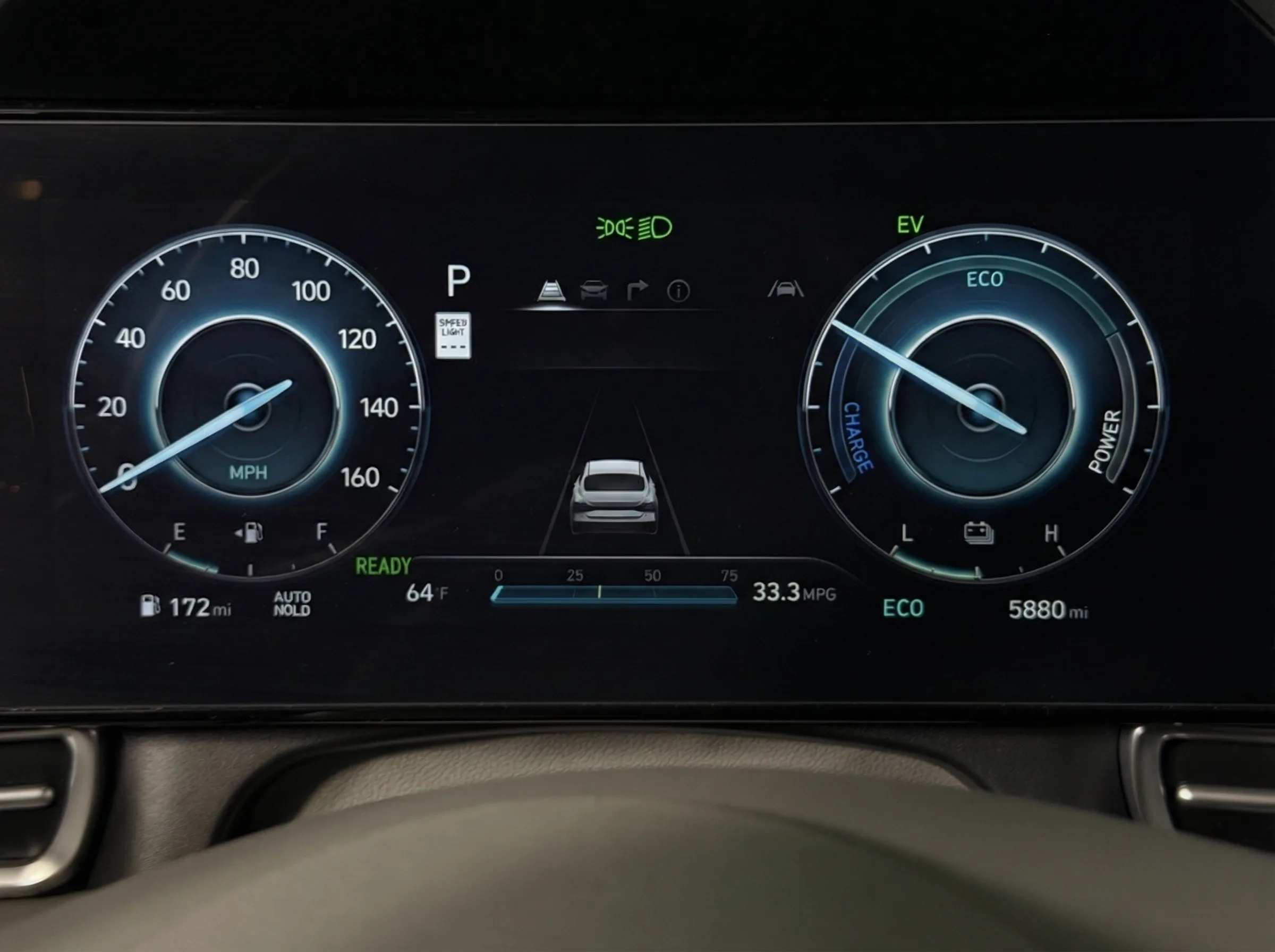 2024 Hyundai Elantra Hybrid Blue — thumbnail 8